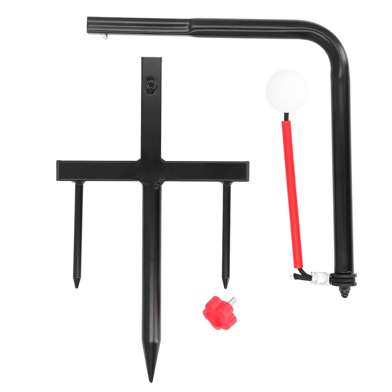 

Club Swing Groover Ground Pluged Iron Портативный регулируемый по высоте Club Swing Practice Groover для Tr