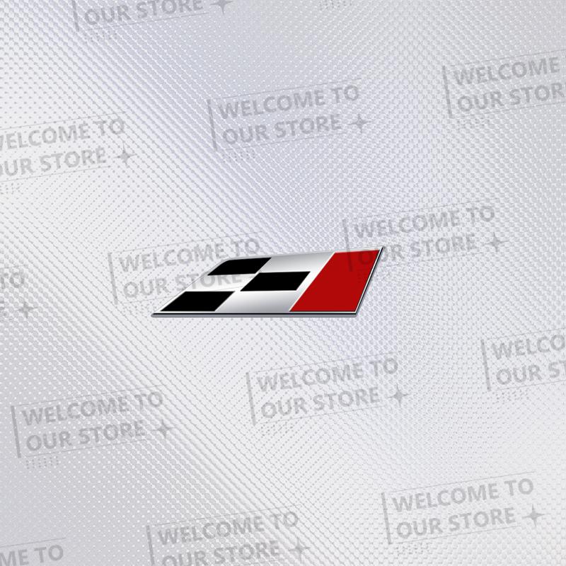 3D Metal Racing Flag Car Steering Wheel Badge Sticker Styling Interior Dekoration For Mill Alhambra Ibiza Leon Cupra Ateca Arosa