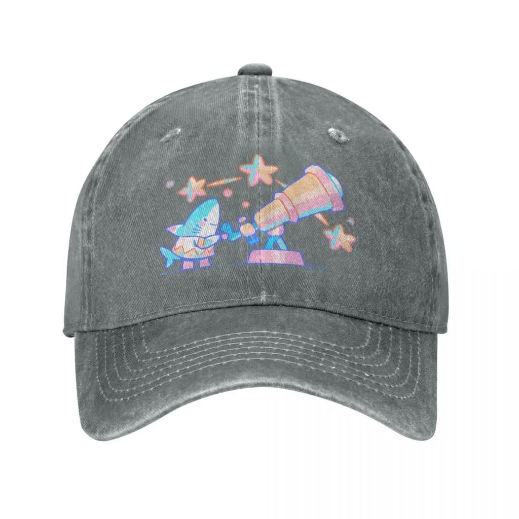 Star Shark Baseball Cap Trucker Hats Sunscreen Hat Beach Man Hat Women'S