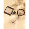 100-Punkte Ring Zählzähler 33-Perlen Tasbih Set ABS-Kunststoff Digitalanzeige Geschenkbox für Festivals 1