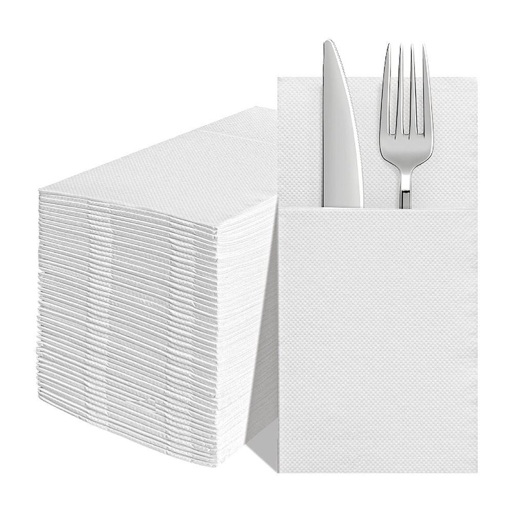 Convenient Prefolded Paper Napkins Hygiene Dinner Napkins  Cafe Supplies