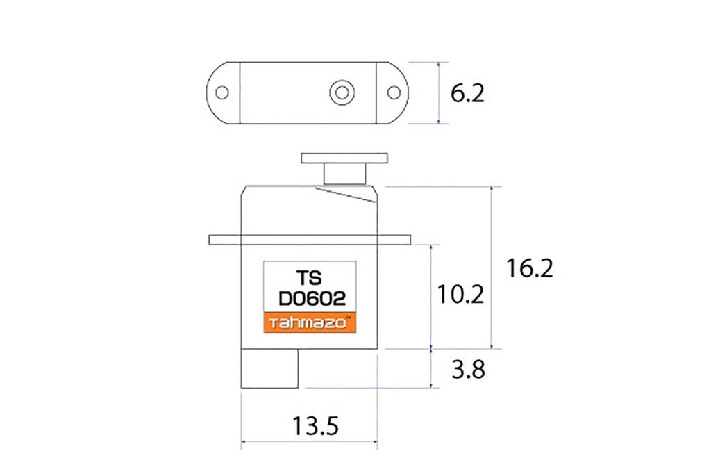OK Mokei Tahmazo Servo Set of 2 48920 TS-D0602
