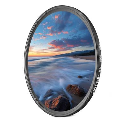 ARTCISE ND16 Neutral Density High Transmittance of Camera Filter for Landscape Long and Smooth Water Flow Compatible with DSLR and Mirrorless Cameras