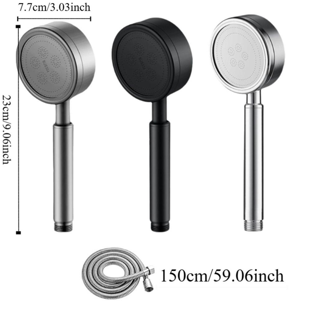 Built-in Filter Handheld Shower Head 304 Stainless Steel Shower Sprayer Nozzle  Hotel