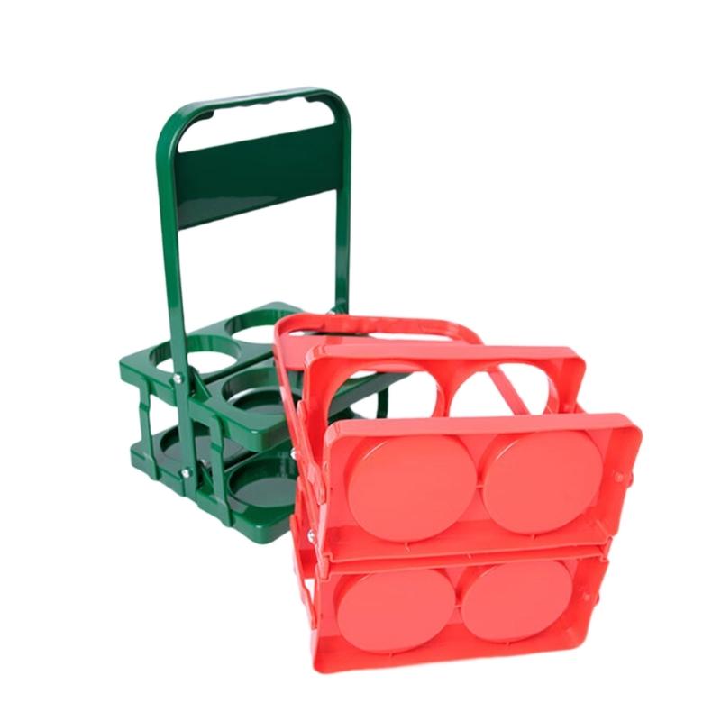 Convenient Portable 4 Bottle Drink Carriers Quick Fold Design Beverage Holder Perfect For BBQs And Picnics