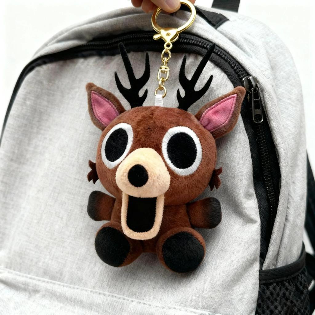 Non-Toxic 20Cm Q 99 Nights In The Forest Deer Plush Toy Stuffed Animal Soft Movie Inspired Gift Kids And Fans Collectible Christmas Gift