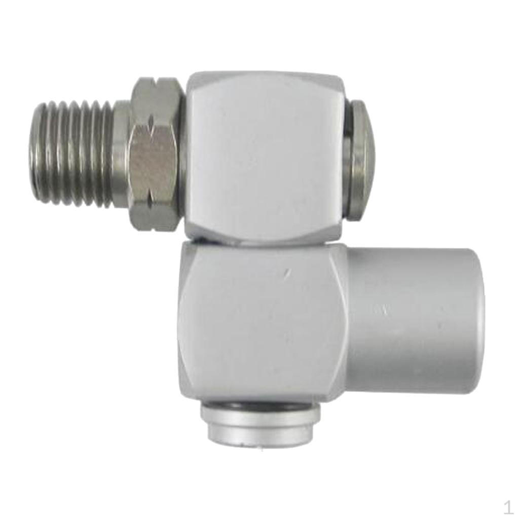 Pneumatic Universal Joint Coupler Adapter Male Fitting 1/4'' Female Alloy Air Compressor Automotive