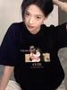 T-shirt Chic Larga a Maniche Corte in Puro Cotone - Design di Alta Gamma Estiva Donna 2026