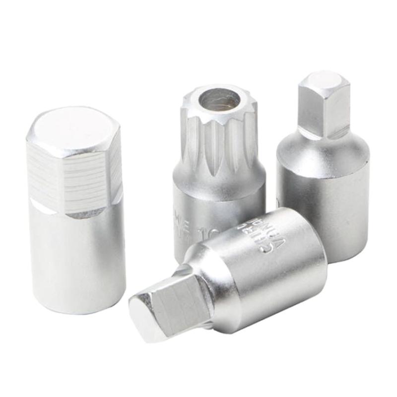 Drain Plug Socket M16 H17 S10 Drive Oil Drain Plug Oil Drain Plugs Removal Tool Key Socket Oil Sump Spanner
