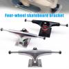 Impacts Resistance 5inch Skateboard Trucks Double Rocker Skateboard Bridge  Outdoor Sports