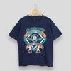 Vintage 90's Seattle Mariners MLB Blue T Shirt Medium 1995 Seattle Mariners Baseball Team World Series Western Division Printed Tees M