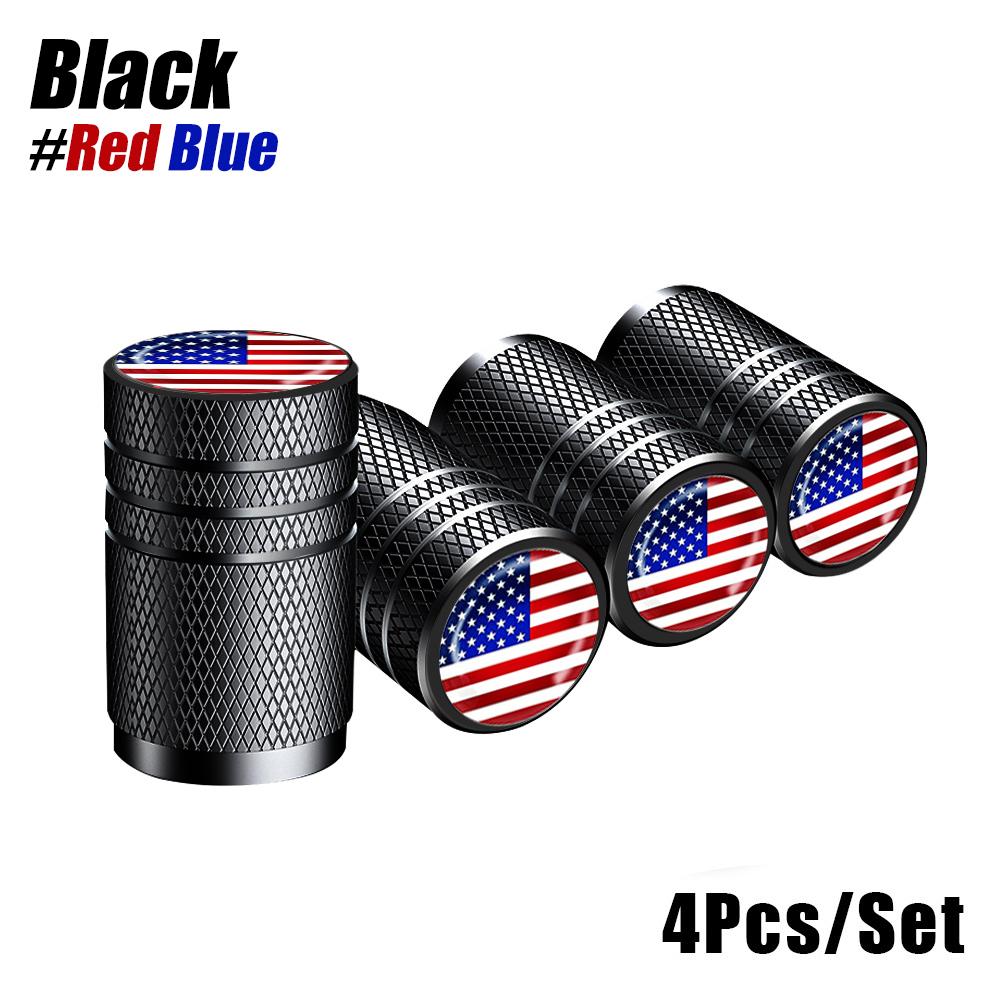 American Flag Tire Valve Caps Aluminum Car Dustproof Caps Tire Wheel Stem Air Valve Caps for Car Truck Motorcycle Bike Bicycle Stem Caps1