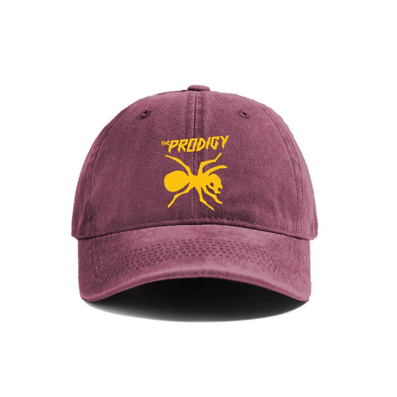 Berretto Estivo The Prodigy Cappellini Dad Distressed Unisex Regolabile da Esterno in Cotone MZ
