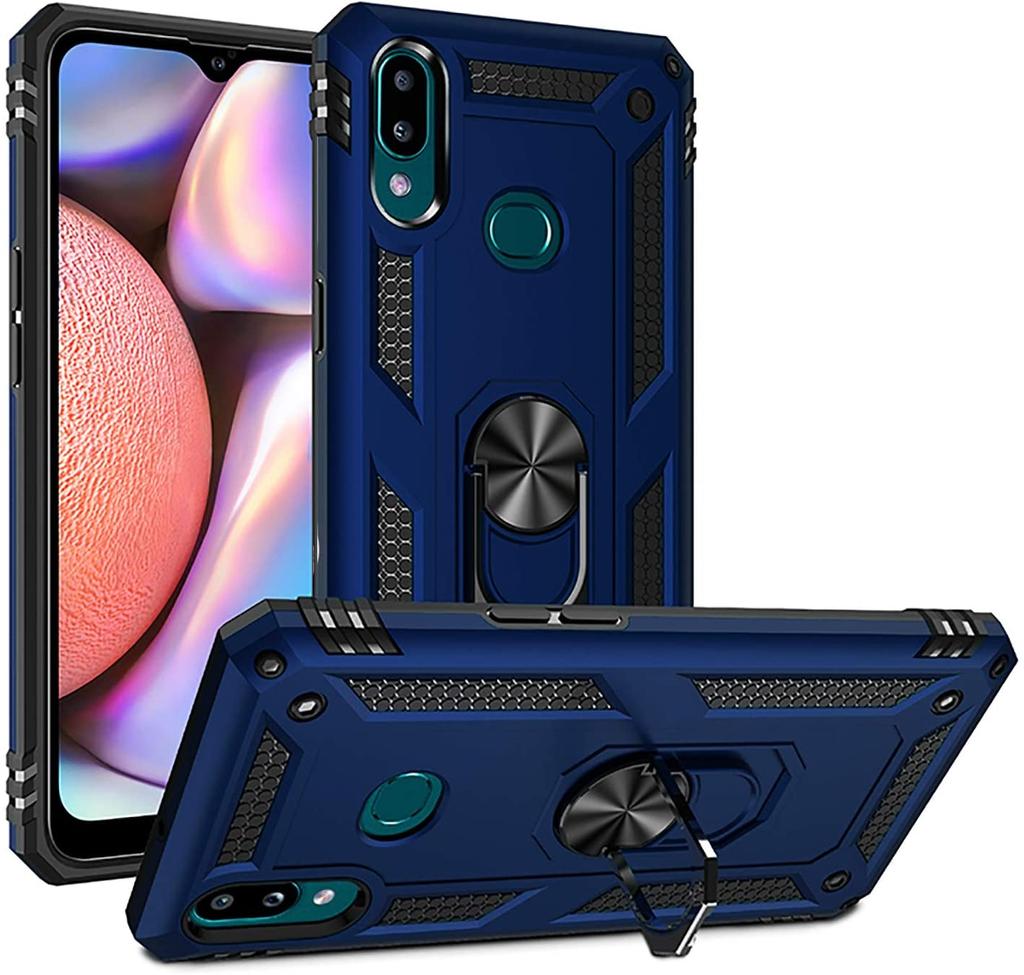 For Samsung A10 A10s Case for Samsung Galaxy A10 A10s Military Armor Shockproof Magnet Car Holder Ring Case Cover