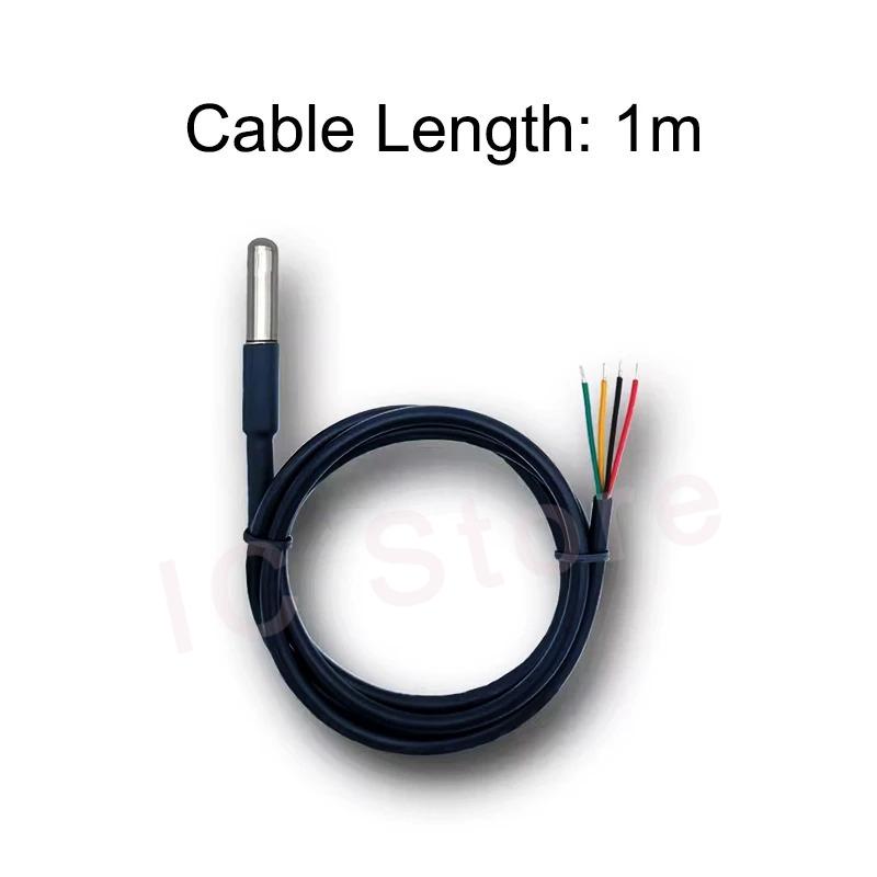 1 Stück SHT40 SHT30 SHT20 SHTC3 SHT45 SHT35 SHT31 Digitaler Temperatur- und Feuchtigkeitssensor Edelstahl-I2C-Sonde mit IIC-Schnittstelle