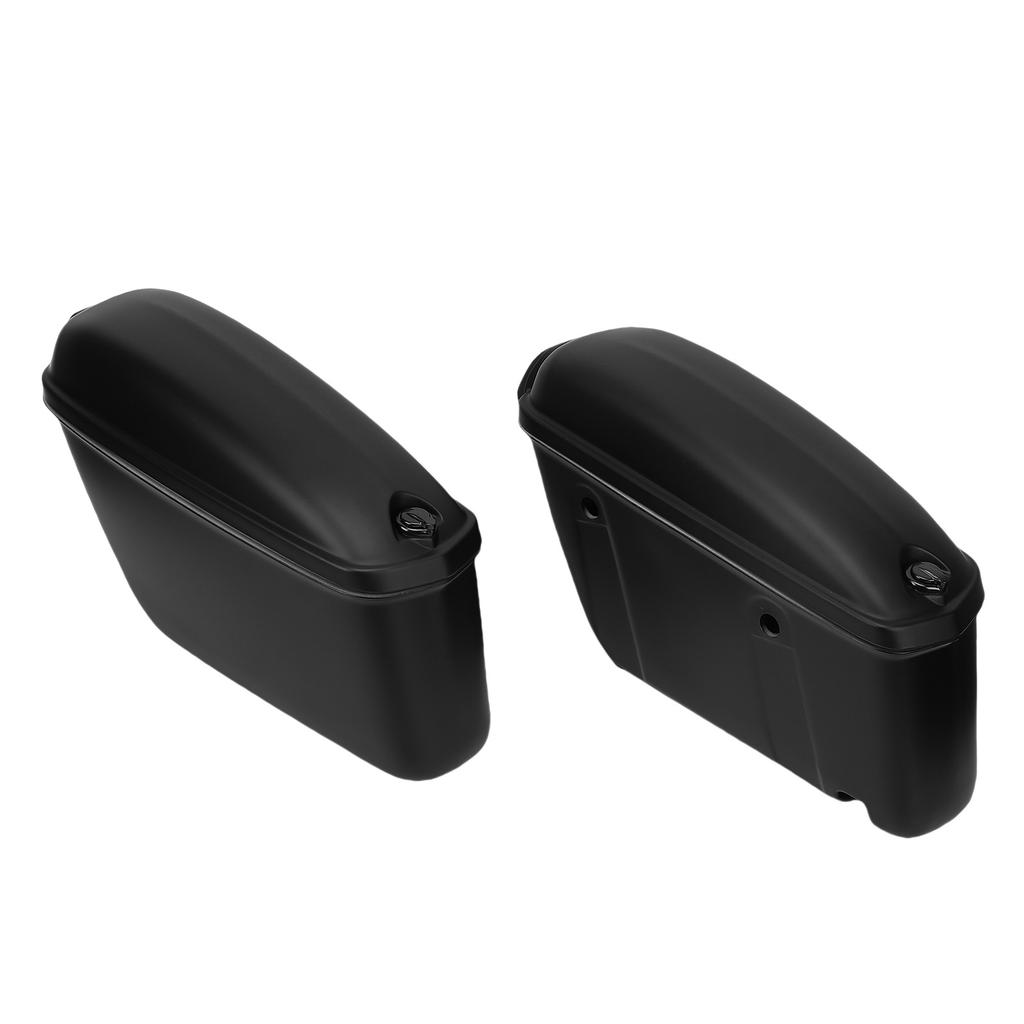 Motorcycle Hard Saddlebags 22L Rugged ABS Hard Saddle Bags with Lock Motorcycle   Side Storage Carrier