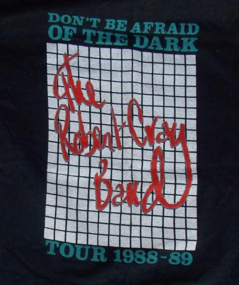 1988-89 The Robert Cray Band Тур  Не бойся темноты  Футболка 2 стороны Унисекс Футболка XXL