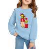 Christmas Day Girls Round Neck Pullovers For Kids Printed Baby Tops
