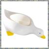 WON 1 Piece Yellow Duck Shape Soap Box Cartoon Soap Dish Drainable Soap Holder Soap Container Ceramics Soap Dish For Tray Bathro