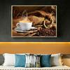 Modernes Brot Kaffee Leinwandgemälde Und Drucke HD Bilder Wandkunst Für Wohnzimmer Zuhause Küche Restaurant Dekor Cuadros