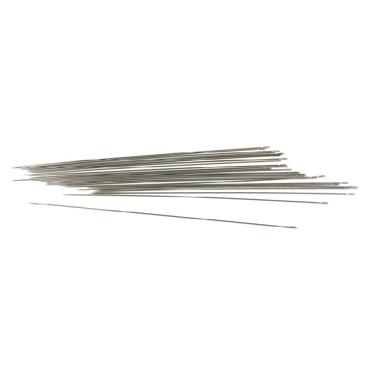 

25 шт. Длинные прямые иглы для бисероплетения и вышивки бисером Extra Fine Thin 1