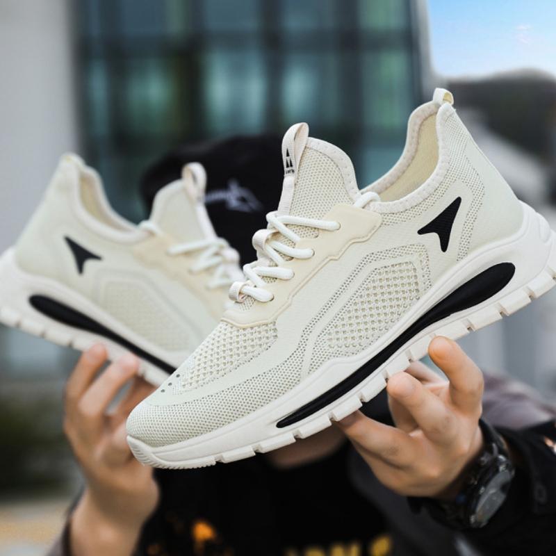 2025Herren Sneaker Atmungsaktiv Dicke Sohle Lässige Sneaker Outdoor Laufen Tennis Herren Weiche Sohlen Komfort Männerschuhe Tenis Masculino