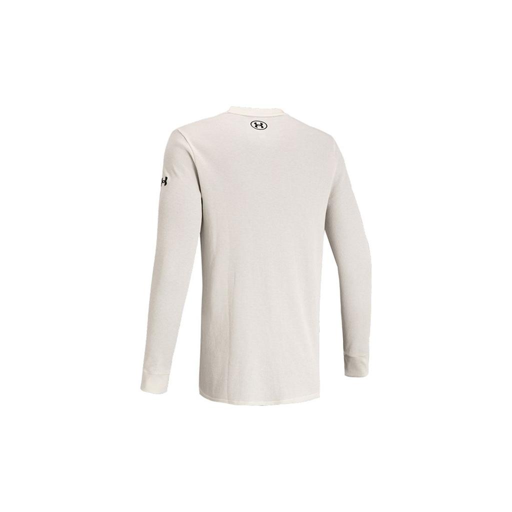 Under Armour Round Neck Long Sleeve Sweatshirt Men Tops Peak-White 1358757-110