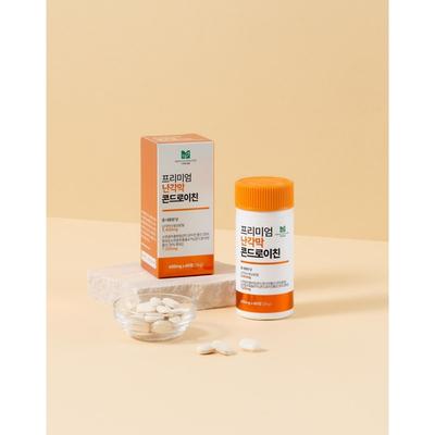 Premium hornhinnekondroitin 60 tabletter / Benhälsa Ledtillskott Bovint brosk