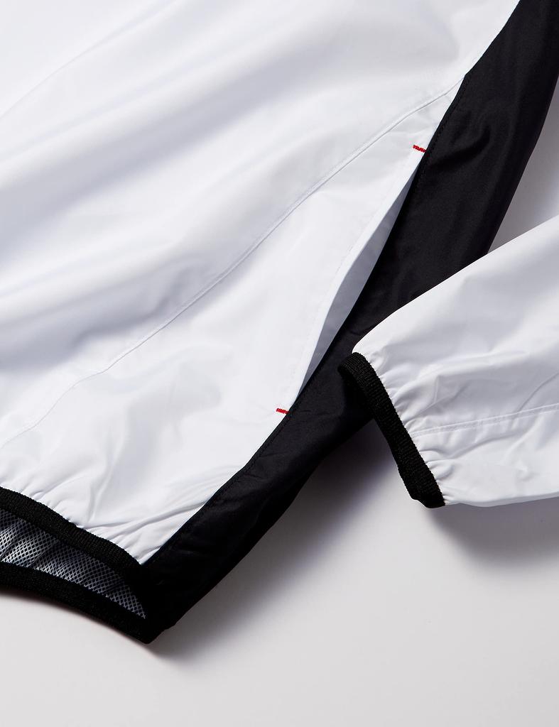 ZETT Baseball Long Sleeve Half Zip Jumper for Cold Weather White x Navy S BOV335