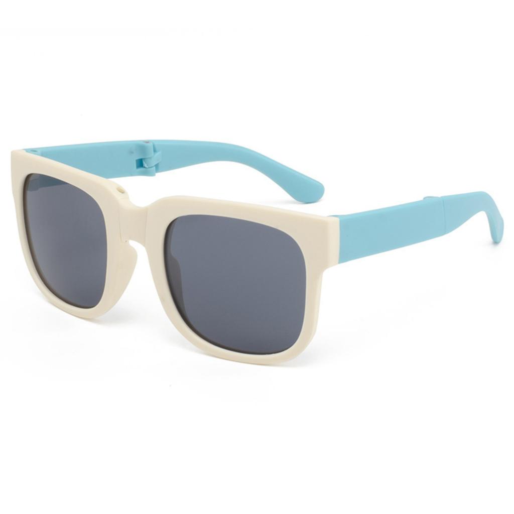 Kids Folding Sunglasses UV Protection Lightweight Durable Frame Summer Outdoor Eyewear for Toddlers and Children