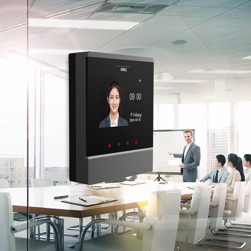 Deli DL-D2 Smart Cloud Facial Recognition Time Clock CN Plug (adapter Included)