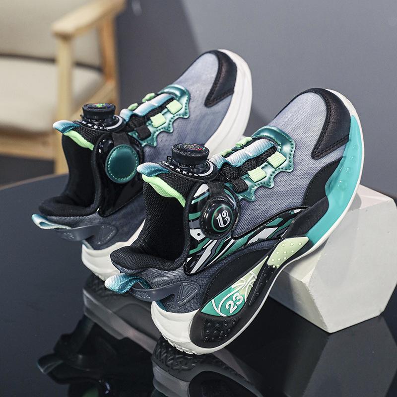 Jungen Sportschuhe ältere Kinder Teenager Studenten Kinder Basketballschuhe 2025 Herbst neu atmungsaktives Mesh Frühling und Herbst Modelle