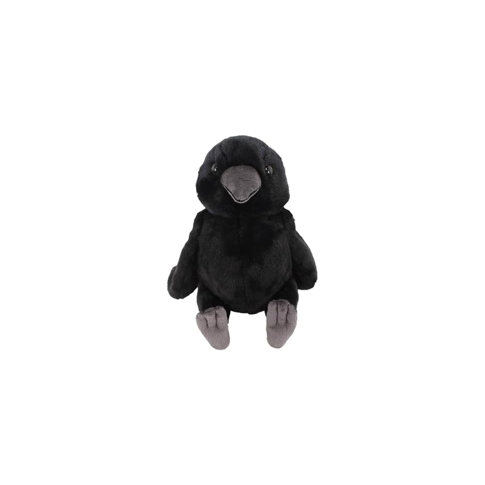 Sunlemon Fluffies Crow Plush Toy 15x24x20.5cm Cute Animal Stuffed Bird