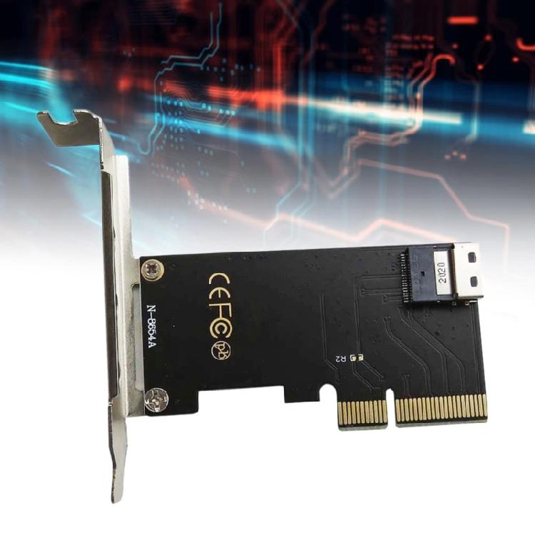 PCIe 4.0 X4 to Slimlines SFF8654 Adapter Mainboard Efficient PCIe Solution Fast Data Transfer Card