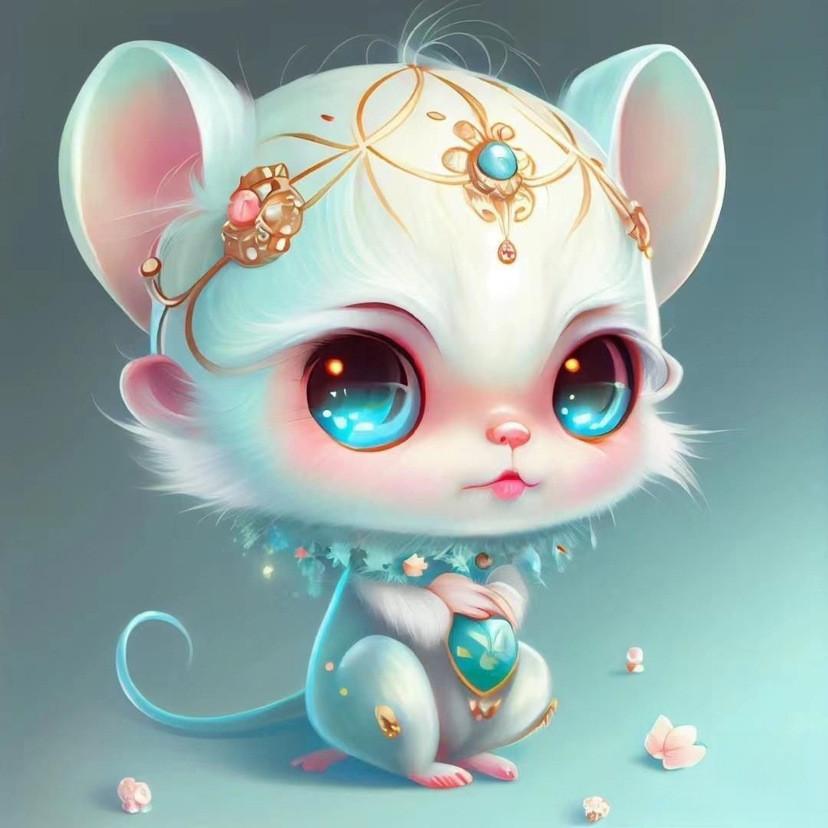 

Акриловый Привлекательный Автомобильный Орнамент Двенадцать Животных Зодиака Стильное Украшение Интерьера Rat