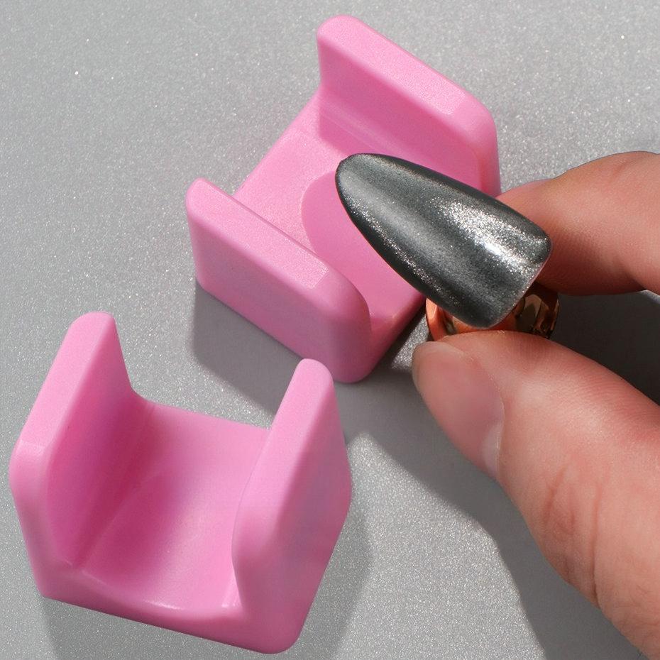 1ks Multifunkční odměrka s magnetem z korálků 5D Kočičí oko Široký paprsek Magnetický nástroj na nehtové umění