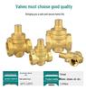 Adjustable Brass Water Pressure Reducing Valve for Heaters & Purifiers