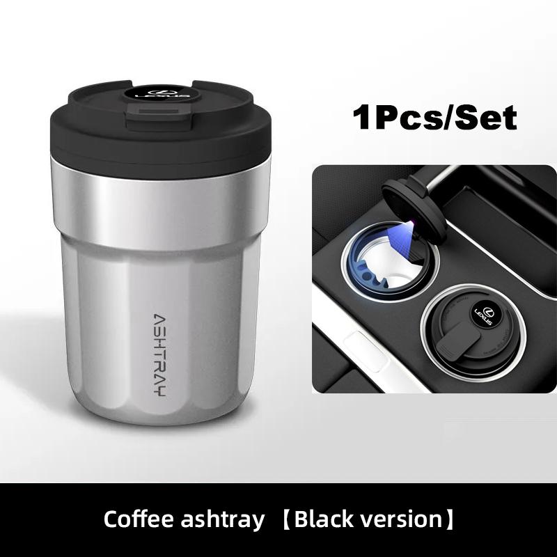 One-touch Open Car Ashtray Men's Business Vehicle Interior Accessory For Lexus Fsport GS GX IS LS LX CT LC RC LBX NX RX 350h ESAG3
