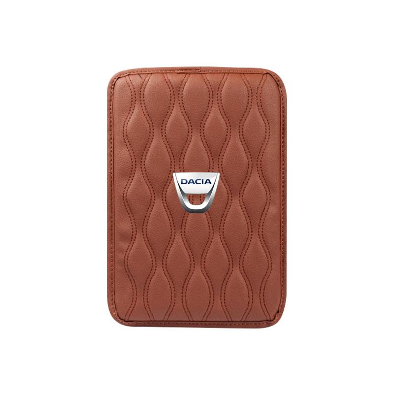 1Pcs Leather Auto Armrest Pads Protective Waterproof Hand Cushion For Renault Dacia Sport Duster Megane 2 3 4 IV Clio Fluence Logan Captur