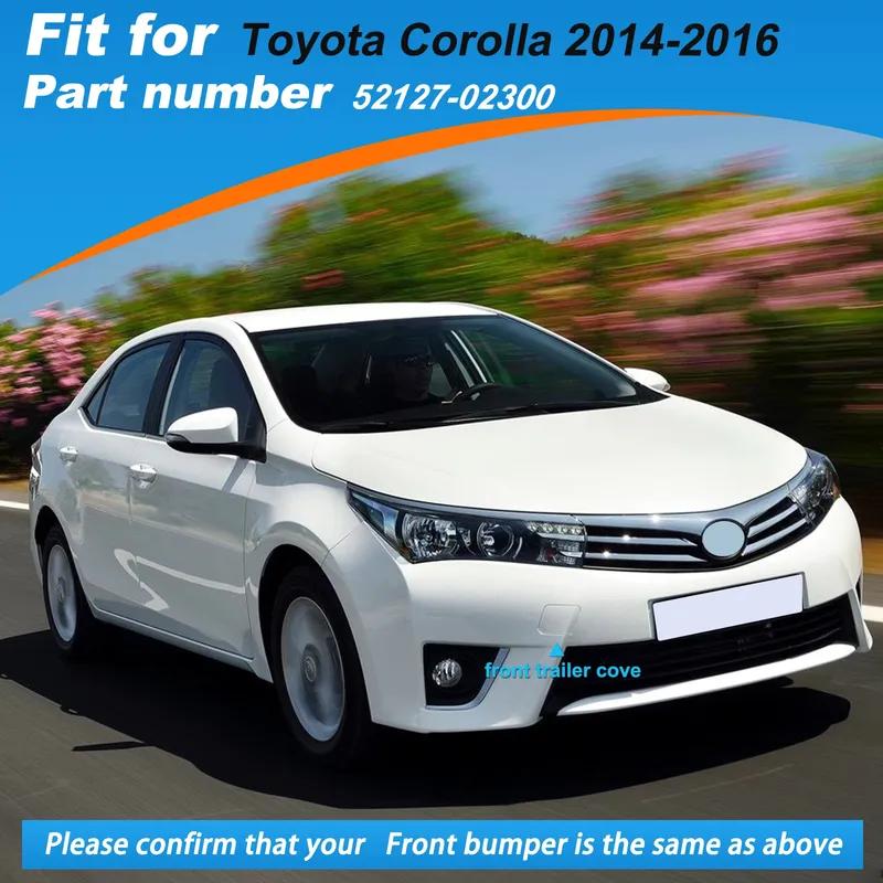 Front Bumper Tow Hook Cover Cap Towing Eye For Toyota Corolla Accessories 2014 2015 2016 Right Side 52127-02301 52127-02300