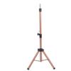 Wig Tripod Professional Aluminum Alloy Stable Foldable Mannequin Head Stand Brick Red