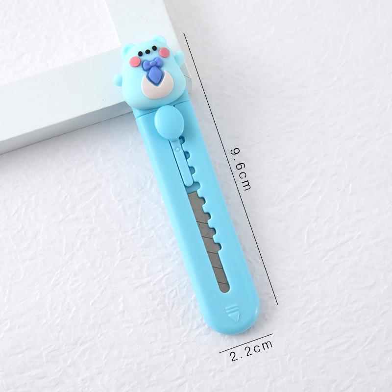 Cute Bear Cartoon Craft Knife: Paper Cutter for Students & Office, Small Knife for Handmade Projects & Box Openers