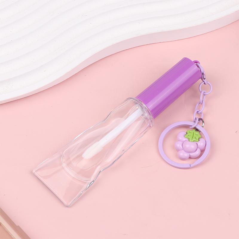 6Ml Lip Gloss Tubes Empty Abs+Pet Big Brush Rod Round Cosmetic Tube Clear Lip Balm Bottle Refillable Gloss Containers Packing