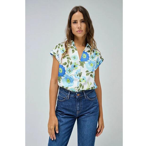 

Salsa Jeans 21009620 рубашка с коротким рукавом S