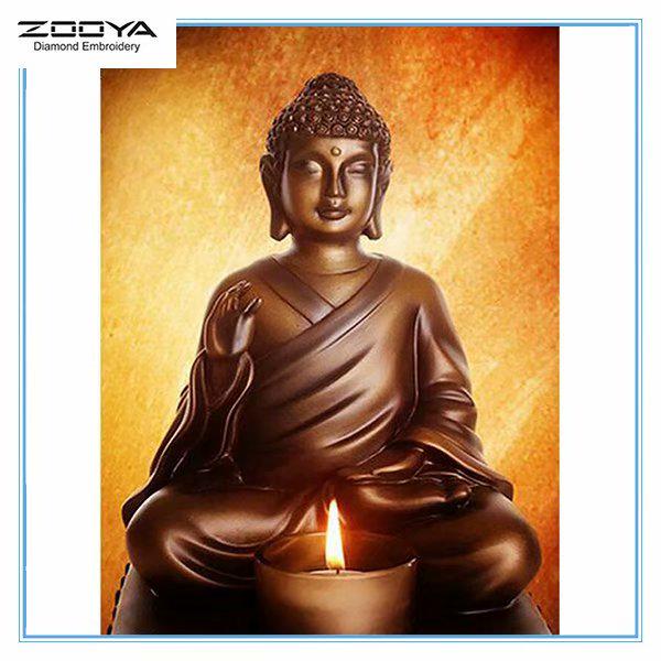 

ЗООЯ DIY 5D квадратный горный хрусталь буддизм Алмазная вышивка картина вышивка крестом домашний декор