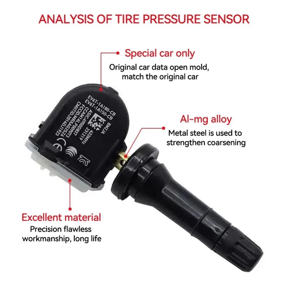 TPMS Sensor Waterproof Car Tire Detector Real Time for Ford Mondeo Taurus EV6T1A180CB 2036832 2318530 Tire Pressure Monitor
