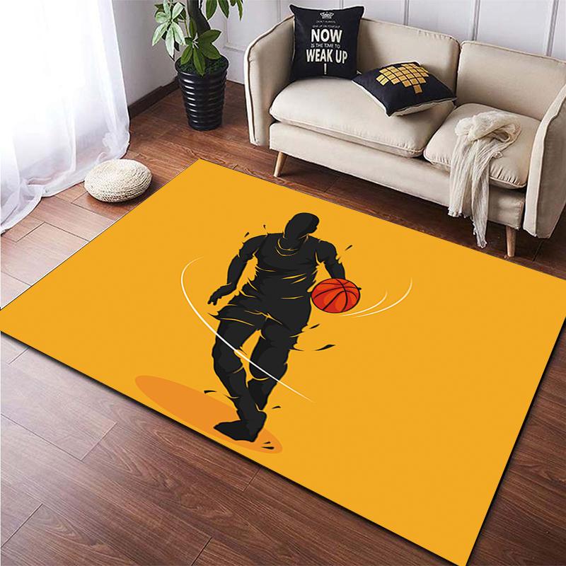 Basketball HD Printed Area Large Rug ,Carpet for Living Room Bedroom Sofa Decoration Non-slip Floor Mats Dropshipping Alfombras