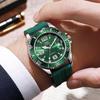 Versatile Silicone Men's Quartz Sports Watch with Large Numbers - Fashion & Business Style