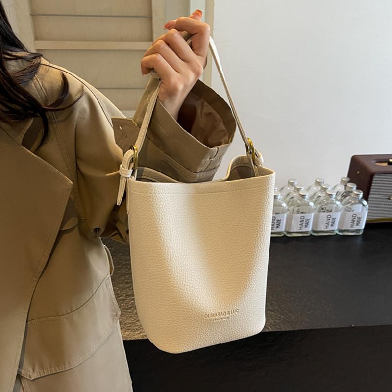Módní taška Bucket Bag Dámská Nový podzim Zima Velkokapacitní měkká kůže Univerzální Tašky přes rameno Neformální Taška na dojíždění