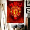 Man Utd M Wall Hanging Printed Fabric Blanket Decorative Tapestries for Bedroom Living Room Home Decor